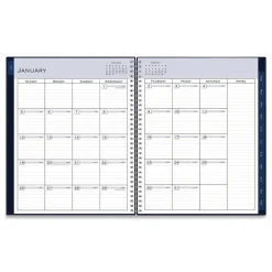 Blue Sky 11 in. x 8.5 in. 12-Month (Jan to Dec): 2026 Passages Weekly Appointment Book and Monthly Planner - Navy Cover
