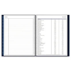 Blue Sky 11 in. x 8.5 in. 12-Month (Jan to Dec): 2026 Passages Weekly Appointment Book and Monthly Planner - Navy Cover