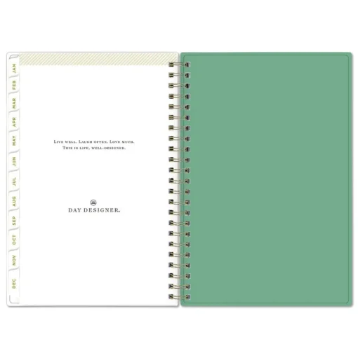 Blue Sky 8 in. x 5 in. 12-Month (Jan-Dec 2026) Day Designer Peyton Weekly/Monthly Planner - White