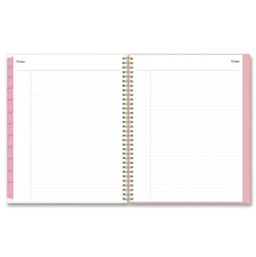 Blue Sky 11 in. x 8.5 in. 12-Month (Jan to Dec): 2026 Mimi Pink Monthly Planner - Floral Artwork, Pink/Blue/Rose Cover