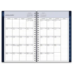 Blue Sky 8 in.x 5 in. 12-Month (Jan to Dec): 2026 Passages Weekly/Monthly Planner - Navy Cover
