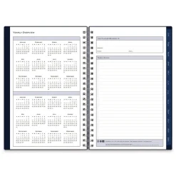 Blue Sky 8 in.x 5 in. 12-Month (Jan to Dec): 2026 Passages Weekly/Monthly Planner - Navy Cover