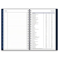 Blue Sky 8 in.x 5 in. 12-Month (Jan to Dec): 2026 Passages Weekly/Monthly Planner - Navy Cover