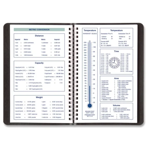 Blueline 12-Month (Jan to Dec): 2026 8 in. x 5 in. Plan and Link Weekly Planner - Black Cover