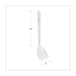 Boardwalk 528121 2 in. Cone Toilet Bowl Mop with 10 in. Handle - White (25/Carton)