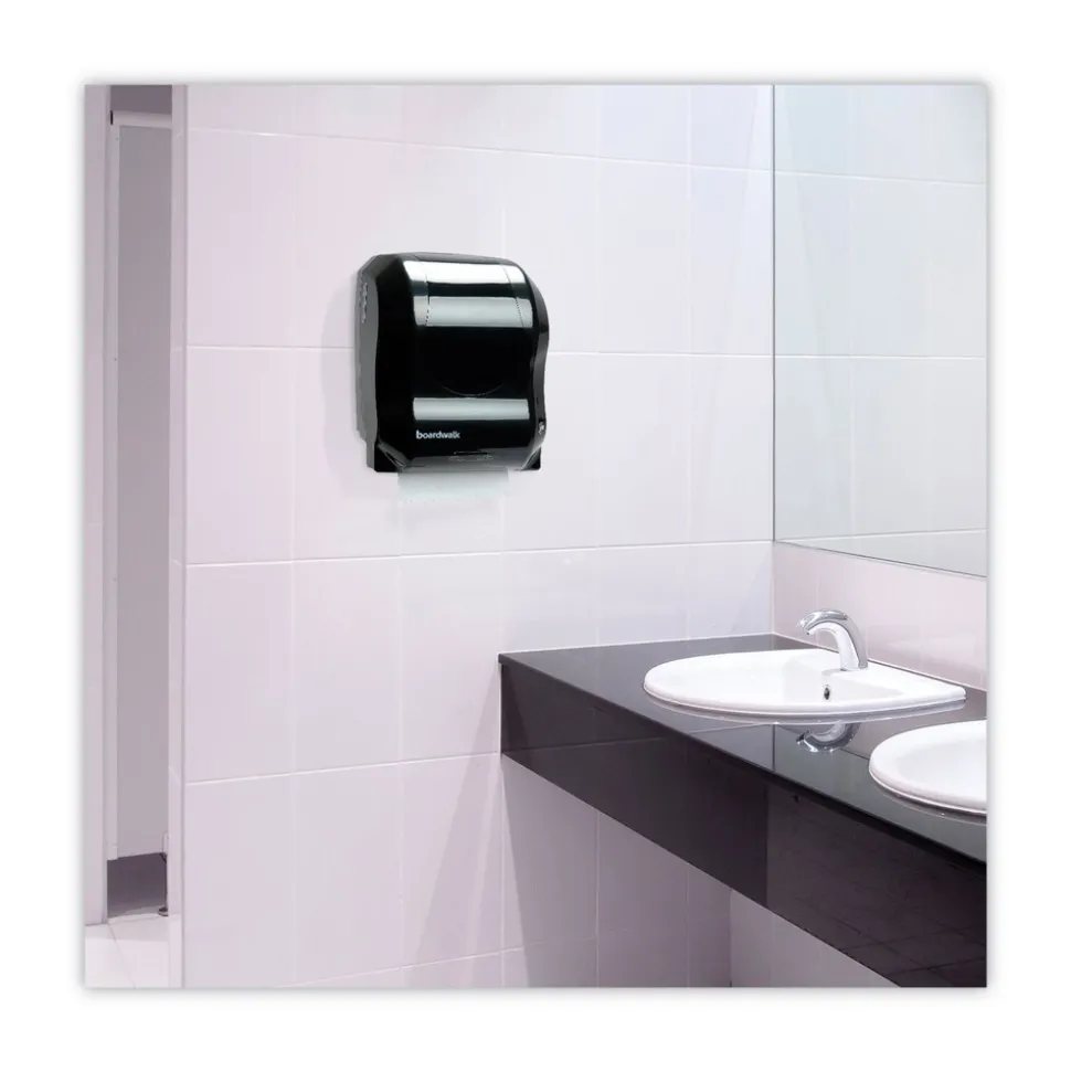 Boardwalk 8123 2 in. Core 1-Ply 8 in. x 600 ft. Hardwound Paper Towels - White (12/Carton)