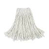 Boardwalk #24 Cut-End Cotton Wet Mop Head - White (12/Carton)
