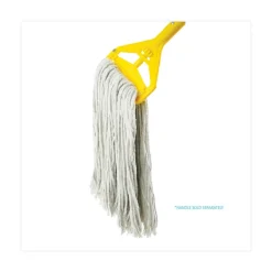 Boardwalk #24 Cut-End Cotton Wet Mop Head - White (12/Carton)