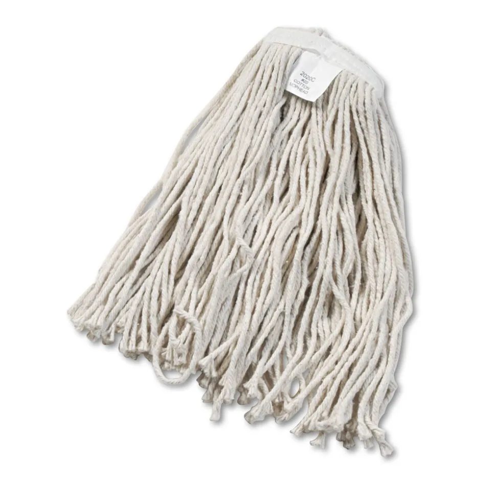 Boardwalk #20 Cut-End Cotton Wet Mop Head - White