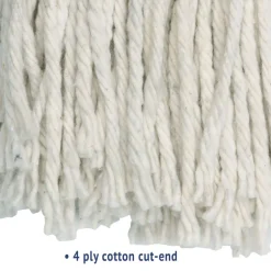 Boardwalk #20 Cut-End Cotton Wet Mop Head - White