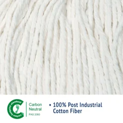Boardwalk #20 Cut-End Cotton Wet Mop Head - White