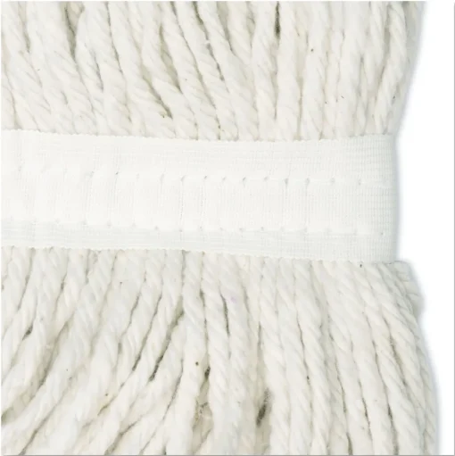 Boardwalk #24 Cut-End Rayon Wet Mop Head - White (12/Carton)