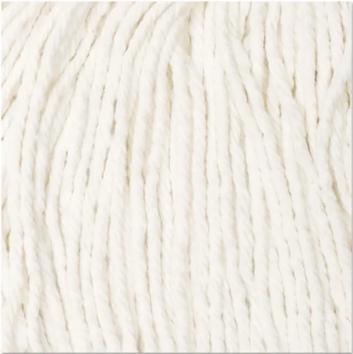 Boardwalk #24 Cut-End Rayon Wet Mop Head - White (12/Carton)