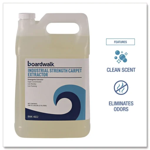 Boardwalk 1 Gallon Bottle Clean Scent Industrial Strength Carpet Extractor