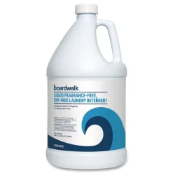 Boardwalk 1 Gallon Dye-Free Liquid Laundry Detergent - Unscented (4/Carton)
