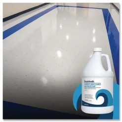 Boardwalk 1 Gallon Luxury Floor Cleaner and Protectant - Lemon Scent (4/Carton)