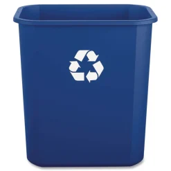 Boardwalk 7 Gallon Polypropylene Recycling Container - Blue