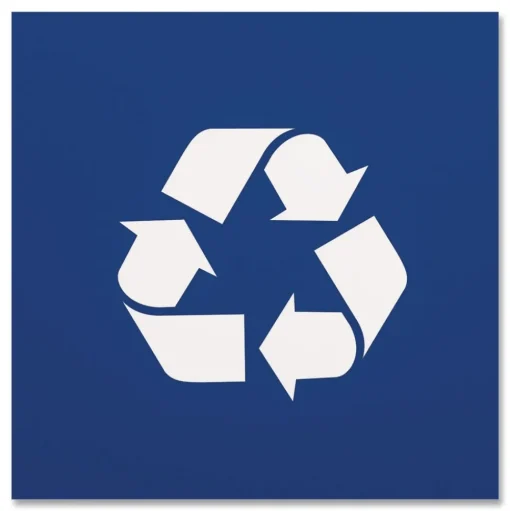 Boardwalk 7 Gallon Polypropylene Recycling Container - Blue