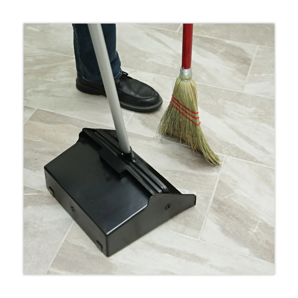 Boardwalk 39 in. Corn Fiber Bristles Lobby/Toy Broom - Red