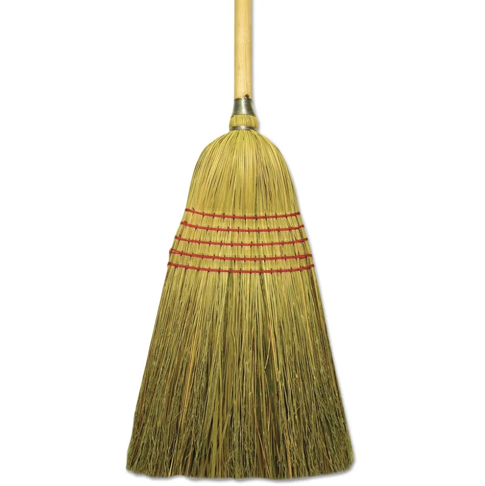Boardwalk 53-1/2 in. Corn/Fiber Lobby Brooms - Natural (6/Carton)