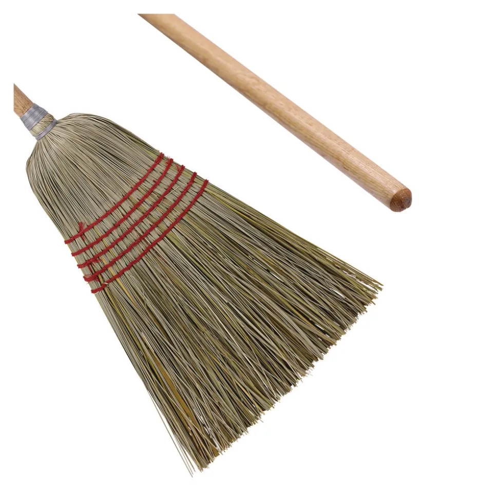 Boardwalk 53-1/2 in. Corn/Fiber Lobby Brooms - Natural (6/Carton)