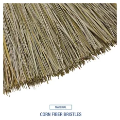 Boardwalk 53-1/2 in. Corn/Fiber Lobby Brooms - Natural (6/Carton)