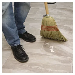 Boardwalk 53-1/2 in. Corn/Fiber Lobby Brooms - Natural (6/Carton)