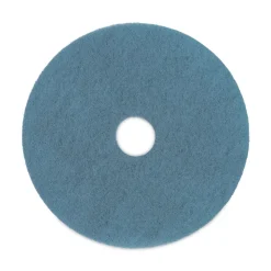 Boardwalk 20 in. Diameter Burnishing Floor Pads - Aqua (5/Carton)