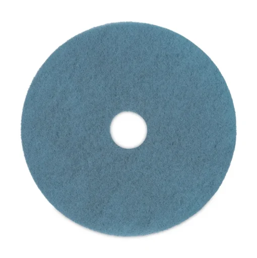 Boardwalk 20 in. Diameter Burnishing Floor Pads - Aqua (5/Carton)