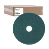 Boardwalk 18 in. Diameter Heavy-Duty Scrubbing Floor Pads - Green (5/Carton)