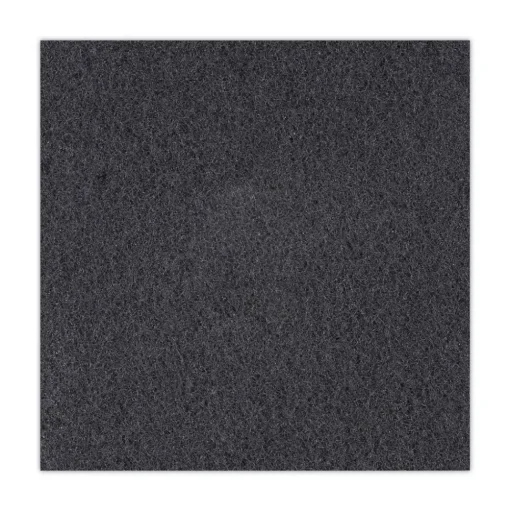 Boardwalk 20 in. Diameter High Performance Stripping Floor Pads - Black (5/Carton)