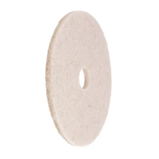 Boardwalk 17 in. Diameter Natural Hog Hair Burnishing Floor Pads - Tan (5/Carton)