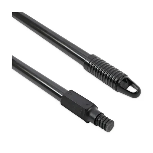 Boardwalk 1 in. Diameter x 60 in. Fiberglass Broom Handle Nylon Plastic Threaded End - Black