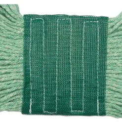Boardwalk 5 in. Super Loop Cotton/Synthetic Fiber Wet Mop Head - Medium, Green (12/Carton)