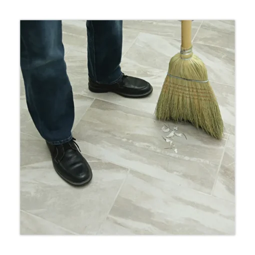 Boardwalk 56 in. Warehouse Broom with Corn Fiber Bristles - Natural