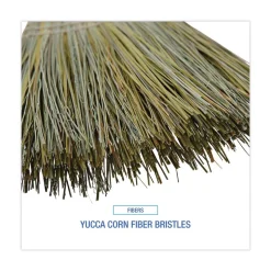 Boardwalk 56 in. Warehouse Broom with Yucca/Corn Fiber Bristles - Natural