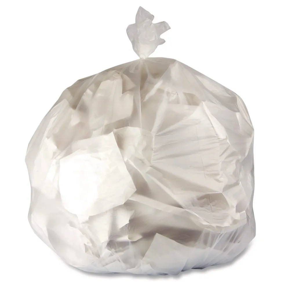 Boardwalk 43 in. x 48 in. 56-Gallon 16 mic. Perforated Roll High-Density Can Liners (200/Carton)