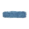 Boardwalk 36 in. x 5 in. Looped-End Cotton/ Synthetic Blend Dust Mop Head - Blue