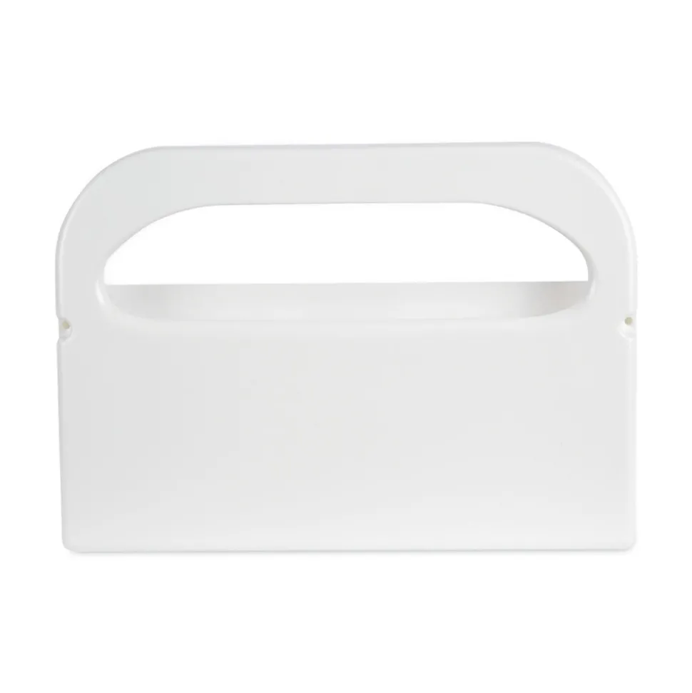 Boardwalk 16 in. x 3 in. x 11.5 in. Toilet Seat Cover Dispenser - White (2/Box)