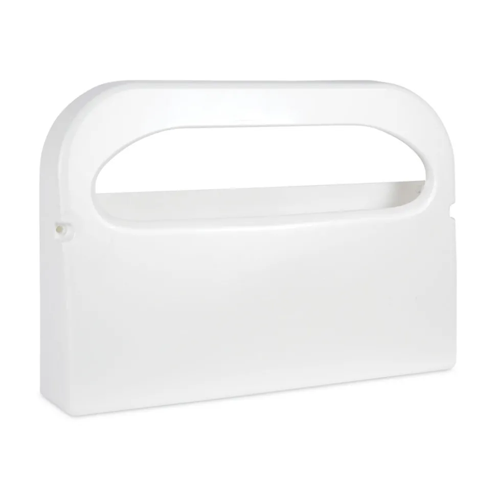 Boardwalk 16 in. x 3 in. x 11.5 in. Toilet Seat Cover Dispenser - White (2/Box)