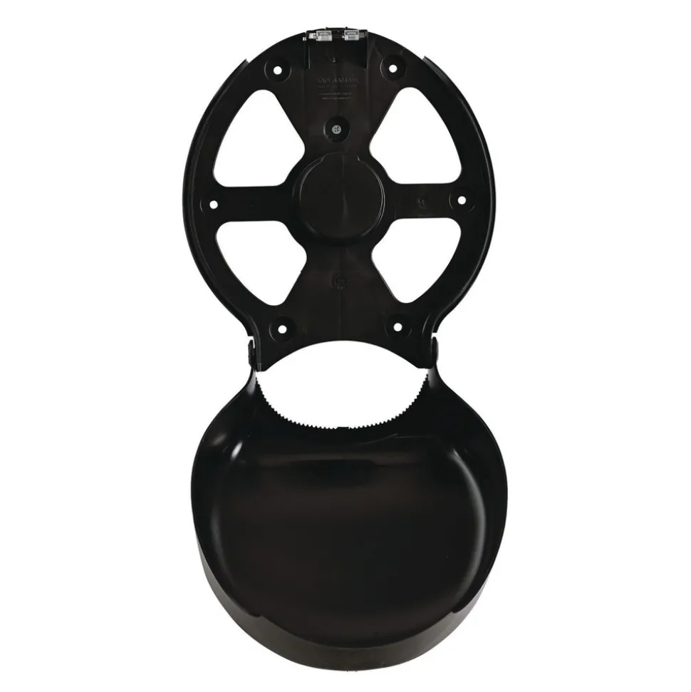 Boardwalk 11 in. x 6.25 in. x 12.25 in. Single Jumbo Toilet Tissue Dispenser - Black