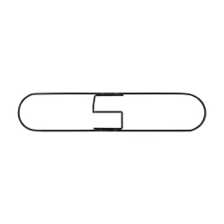 Boardwalk 24 in. x 5 in. Zinc Plated Clip-On Dust Mop Frame