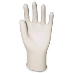 Boardwalk 4 mil 9.5 in. Long Powder-Free Synthetic Vinyl Gloves - Medium, Beige (100/Box)