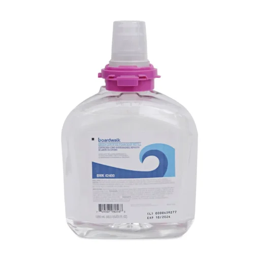 Boardwalk 1200 mL Green Certified Foam Soap Refill - Unscented (2/Carton)
