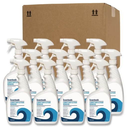 Boardwalk 32 oz Carpet Spot and Stain Remover - Country Fresh Scent (12/Carton)