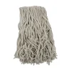 Boardwalk 16 oz. Cut-End Banded Cotton Banded Mop Head - White (12/Carton)