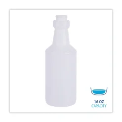 Boardwalk 16 oz. Handi-Hold Spray Bottle - Clear (24/Carton)
