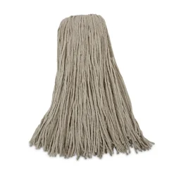 Boardwalk 32 oz. 4-Ply Cut-End Cotton Mop Head - White (12/Carton)