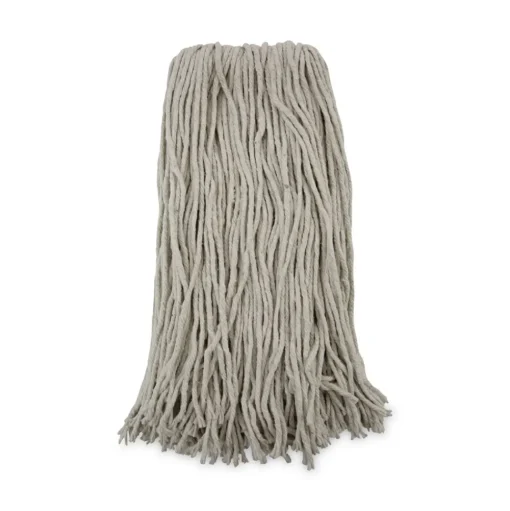 Boardwalk 20 oz. Premium Cut-End Cotton Wet Mop Heads - White (12/Carton)