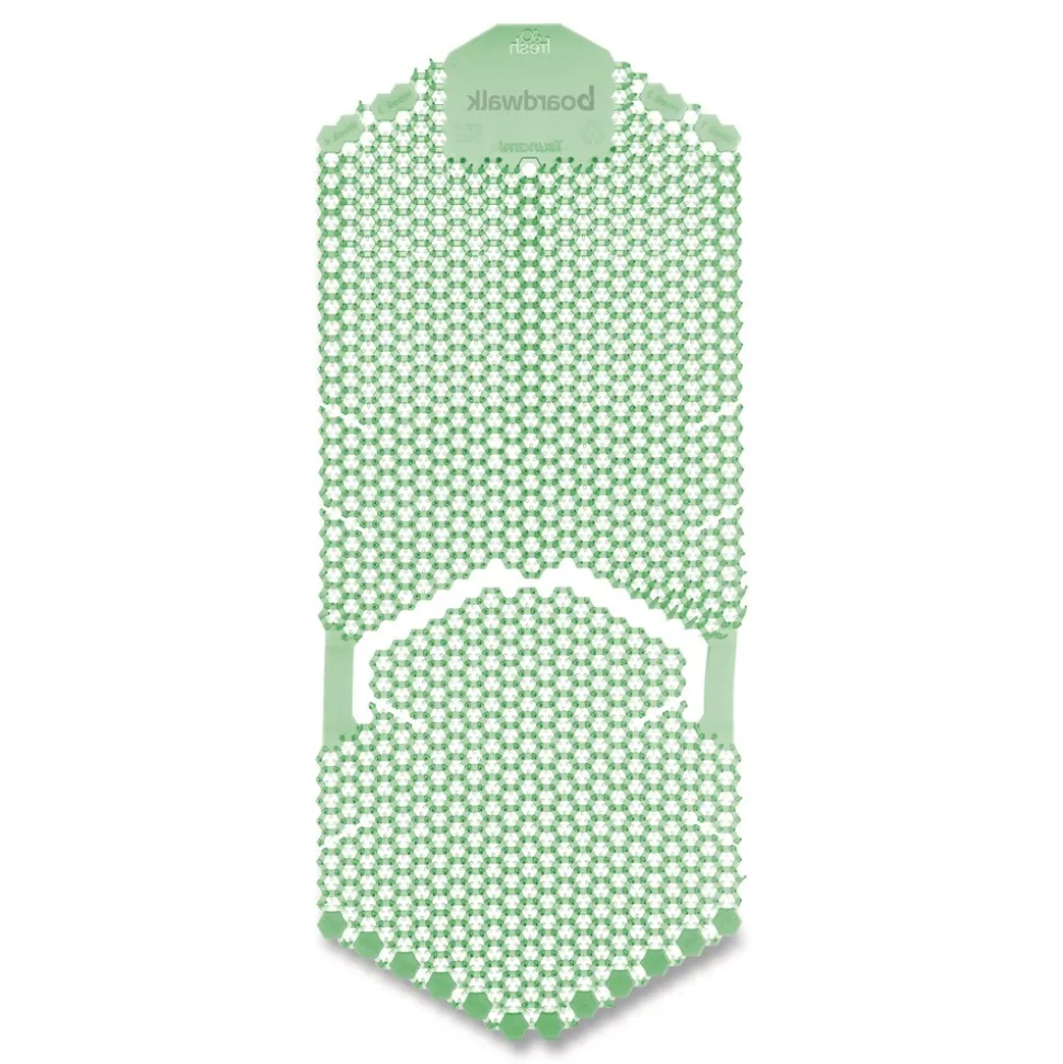 Boardwalk 5.22 oz. Vertical Urinal Screen - Cucumber Melon Scent Green (6/Carton)